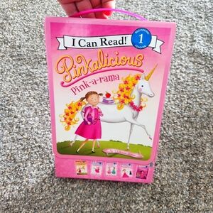 PINKALICIOUS PINK-A-RAMA READING SET OF 5 BOOKS LEVEL 1 READING GIRLS FAVORITE